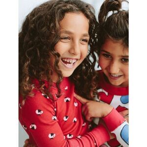 Hanna Andersson Girls 8 (130) Ladybug Organic Cotton Pajama Top